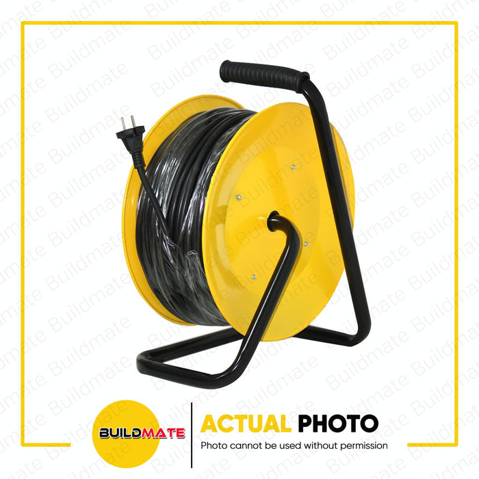 LOTUS CABLE REEL Extension Wheel Outlet AWG 16 50M LTEX50CR •BUILDMATE•