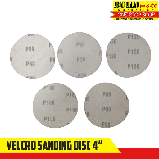 JOSILI 10PCS Velcro Sanding Disc 4" •BUILDMATE•