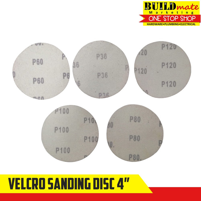 JOSILI 10PCS Velcro Sanding Disc 4" •BUILDMATE•