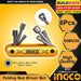 Ingco 6 Pcs Folding Nut Driver Set Kit HFND0601 •BUILDMATE• HT2