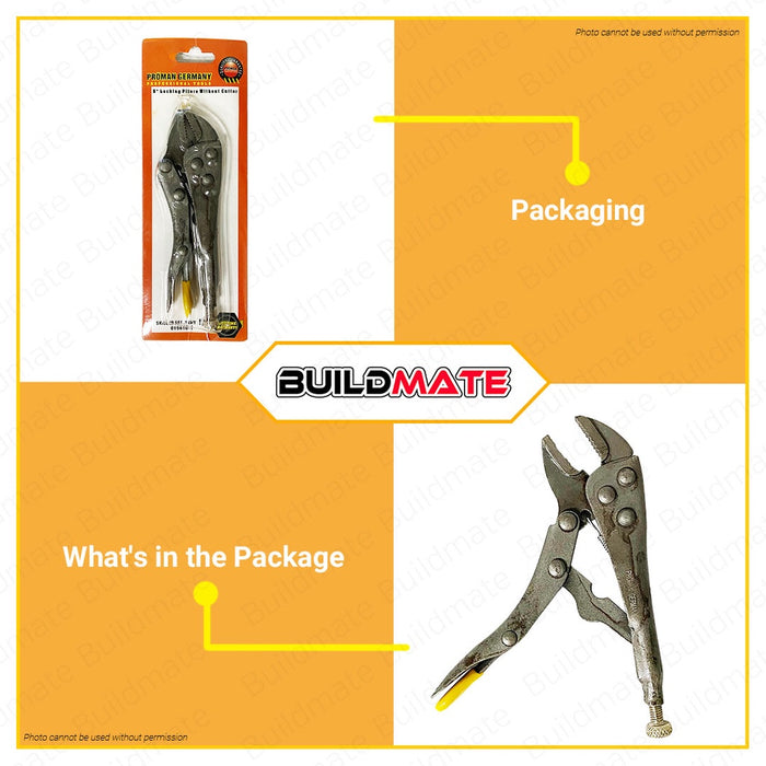 PROMAN GERMANY Vise Grip 5" VG5 Hardened Body High Quality •BUILDMATE•