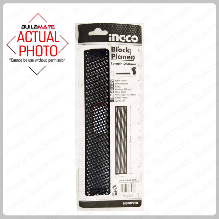INGCO Wood Block Plane Planer with Changeable Blade 250mm HBP02250  •BUILDMATE• IHT