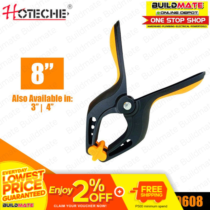 HOTECHE Nylon Spring Clamp Backdrop Clip / Holder 8" 290608 •BUILDMATE•