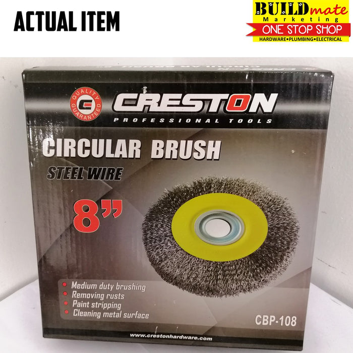 CRESTON Circular Wire Brush 6" / 8"