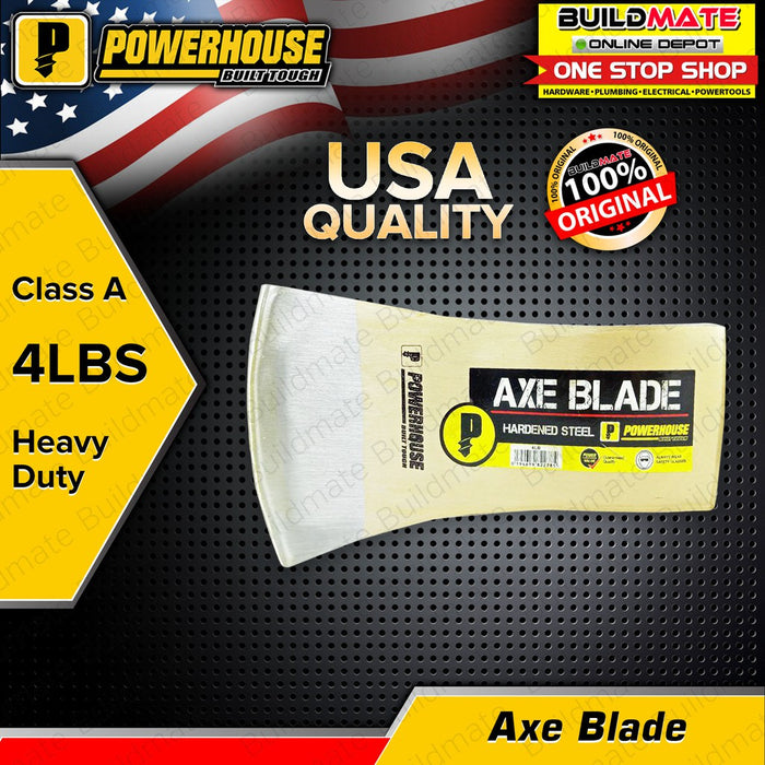 POWERHOUSE Axe Blade 4 LBS Hardened Steel  •BUILDMATE• PHHT