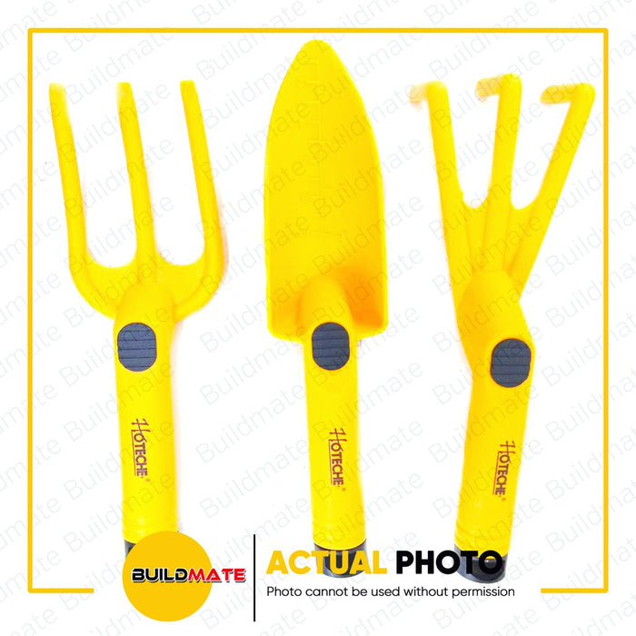 HOTECHE Plastic Transplanter , Hand Fork & Cultivator Garden Tools 3PCS/SET 361102 •BUILDMATE•