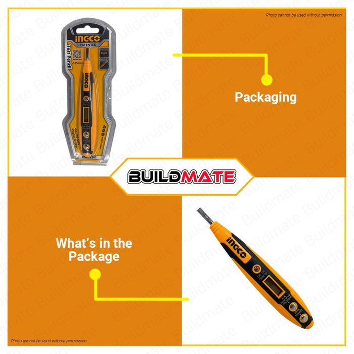 INGCO ORIGINAL Digital  DC and AC Tester Pencil HSDT2201 •BUILDMATE• HT2