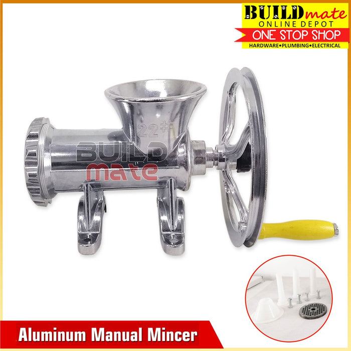 Aluminum Alloy Manual Meat Mincer #22 •BUILDMATE•
