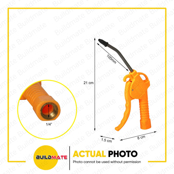 HOTECHE Air Blow Gun 1/4" 100mm HTC-A831702 •BUILDMATE•