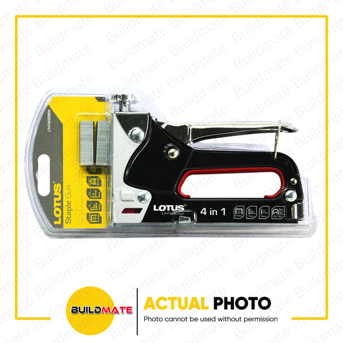 BUILDMATE Lotus 4in1 Staple Gun Tacker with Staple Wire Stapler Gun LTHT4000SGX / LTHT400SGX - LHT