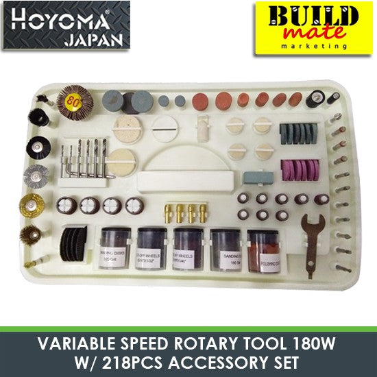 Hoyoma Rotary Tool 180W w/218pcs Accessory NEW ARRIVAL!