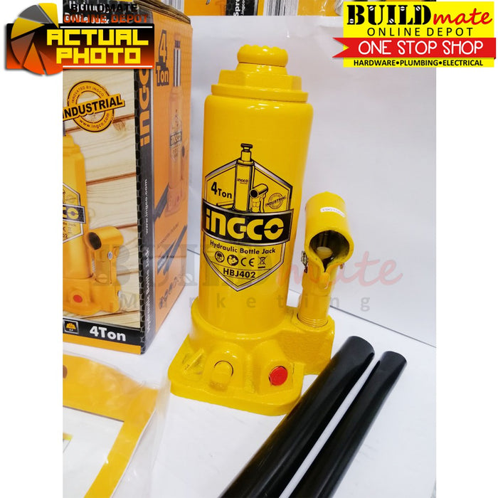 INGCO Hydraulic Bottle Jack 4 TONS HBJ402  •BUILDMATE• IHT