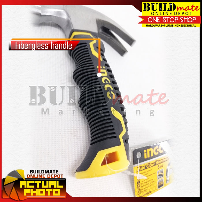 INGCO Mini Claw Hammer 8oz (12cm Handle) HMCH80808D •BUILDMATE• IHT
