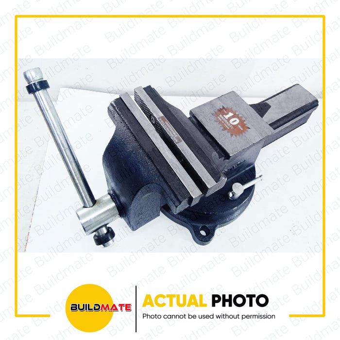 HOYOMA 8" Inch Bench Vise 360-Degree Swivel Base And Head With Anvil H5201-8 •BUILDMATE• HYMHT