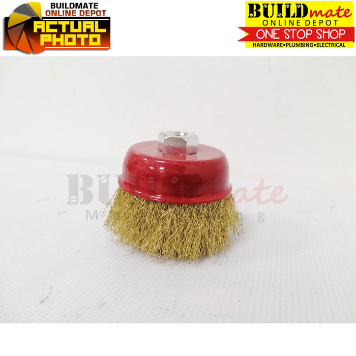PROBUILD Cup Brush CRIMPED/TWISTED 3" M10