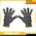 Safety Cotton Gloves 1 Pair Black/Yellow Color