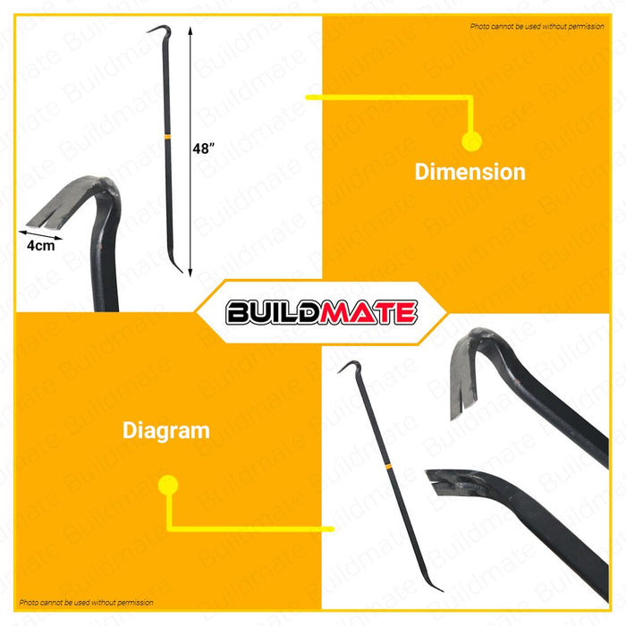 INGCO Wrecking Bar 48" HWBA01482 •BUILDMATE• IHT