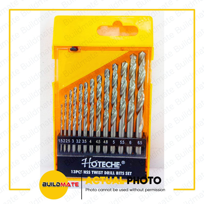 HOTECHE 13PCS/SET HSS Drill Bit Set 501001 •BUILDMATE•