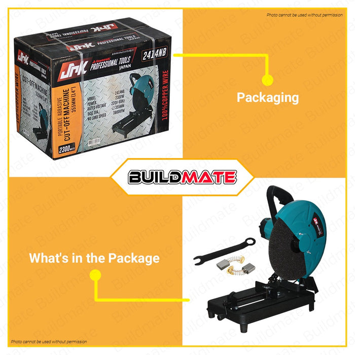 JR KAWASAKI Chop Saw Cut Off Machine 14" 2300W 2414ND 100% ORIGINAL / AUTHENTIC •BUILDMATE•