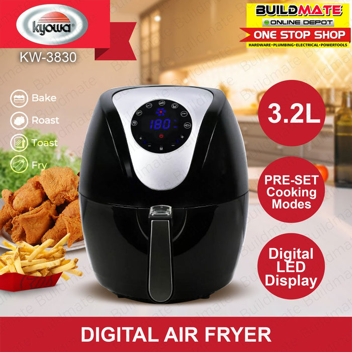 KYOWA Multifunctional Digital Air Fryer 3.2L KW3830 Non-Stick Coated •BUILDMATE•