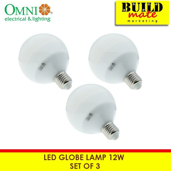 OMNI LED G95 Globe Lamp 12W LLG95E27-12W DAY LIGHT •BUILDMATE•
