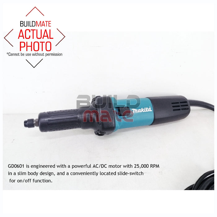 MAKITA  400W Original Die Grinder 6mm (1/4")GD0601 •BUILDMATE•