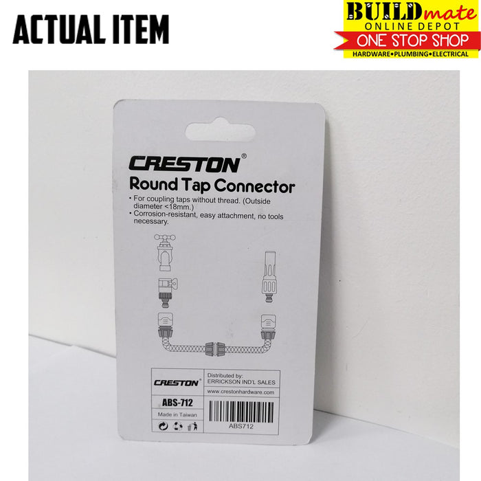 CRESTON Round Tap Connector for Garden Hose ABS-712