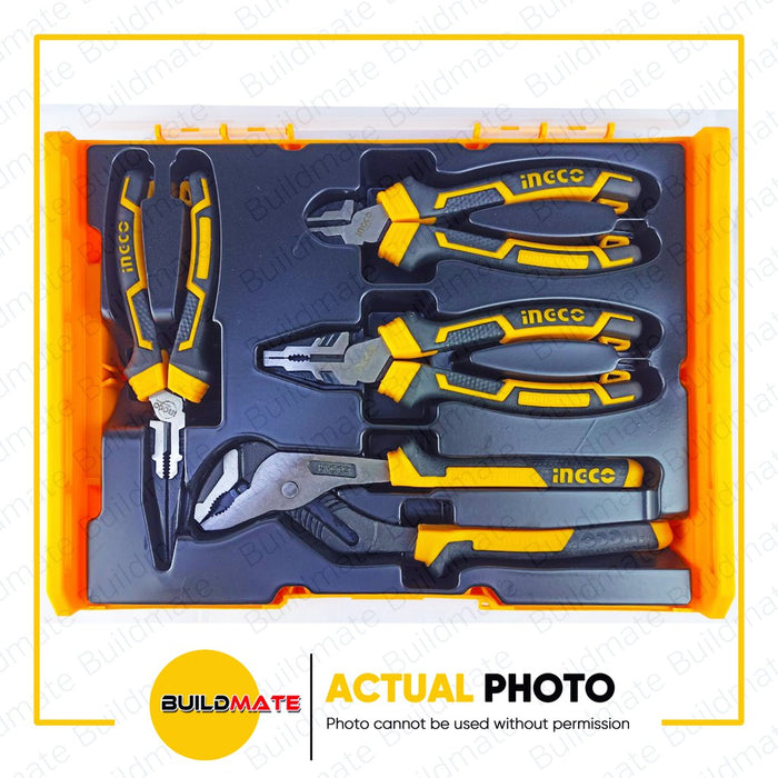 INGCO Plier Set 4PCS/SET HKTV01P042  •BUILDMATE• IHT