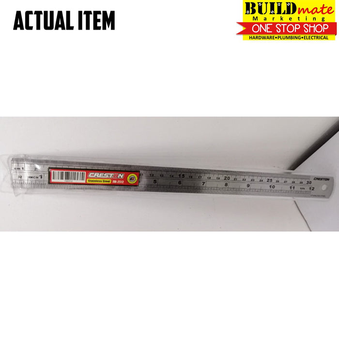 CRESTON Stainless Steel Ruler FM-2512