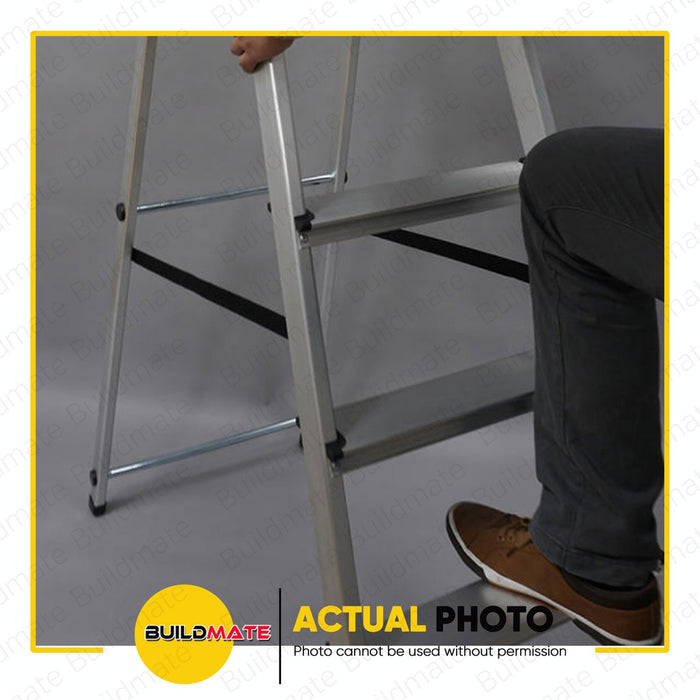GREENFIELD 6 STEP Aluminum Home Ladder AFC0106C- 06-04-00006 •BUILDMATE•