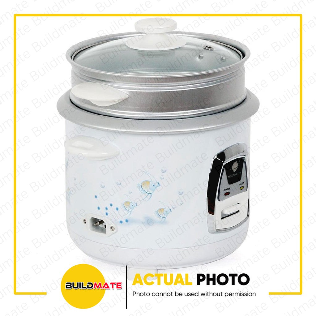 Macromatic Rice Cooker MICROMATIC Rice Cooker with Steamer 1L 5 CUPS MRC-5038 •BUILDMATE ...