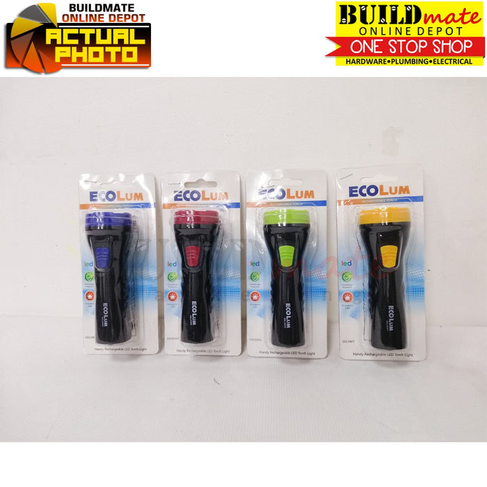 ECOLUM Handy LED Rechargeable Emergency Torch Flashlight   •NEW ARRIVAL!•