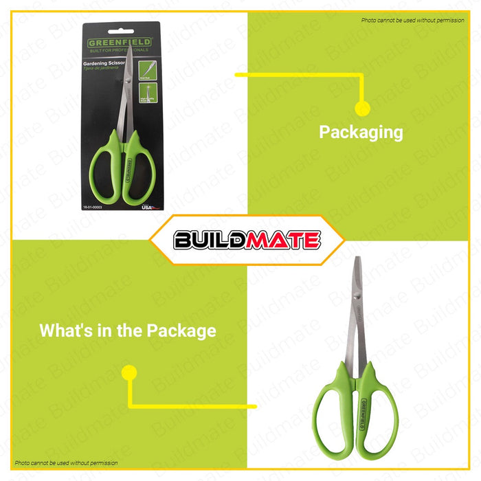 GREENFIELD End Cut Garden Plant Scissor Cutter SGGCEND •BUILDMATE•
