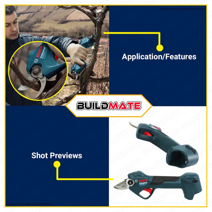 BOSCH Professional Secateurs Pro Lithium Ion Li-Ion Cordless Pruner 12V 06019K10K1 •BUILDMATE• BLC