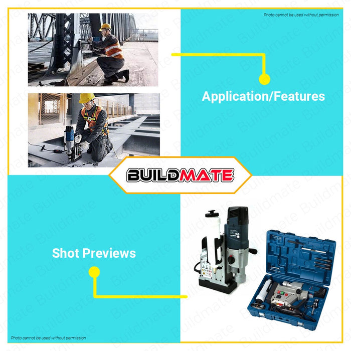 Bosch 1200W Heavy Duty Magnetic Core Drill Set GBM 50-2 06011B40K0 100% ORIGINAL •BUILDMATE• BPT