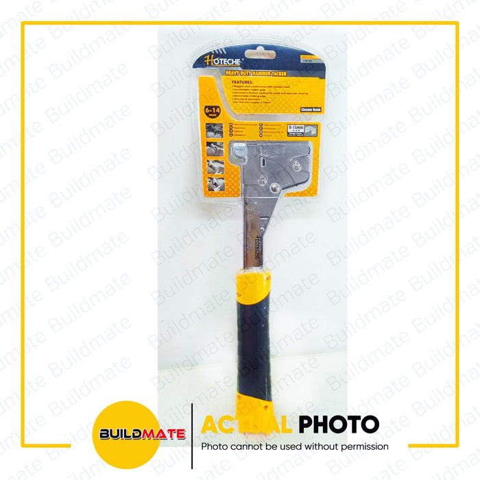 HOTECHE Hammer Tacker 6-14mm Heavy Duty 170104 •BUILDMATE•