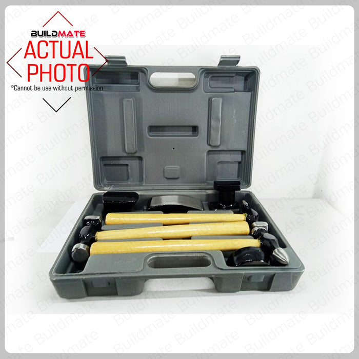 Hoyoma 7PCS/SET Sheet Metal Hammer Set for Car Repair •BUILDMATE• HYMHT