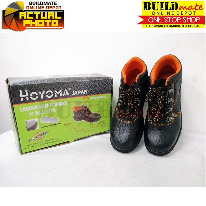 Hoyoma Labor Construction Safety Shoes Iron Bottom Thick Sole Extra Protection •BUILDMATE• HYMHT
