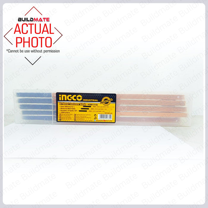 INGCO (1PC) Bi-Metal Hack Saw Blade 18T 24T SOLD PER PIECE •BUILDMATE• IHT