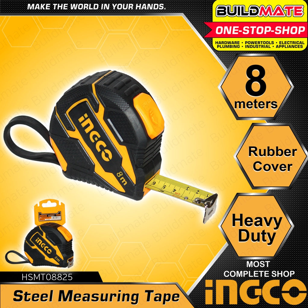 INGCO Steel Measuring Tape Nylon Blade 100% ORIGINAL / AUTHENTIC •BUIL ...