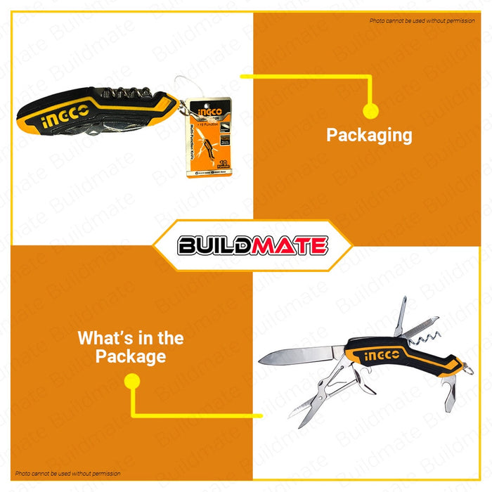 INGCO Multi-Function Knife Stainless Steel HMFK8108 •BUILDMATE• HT2