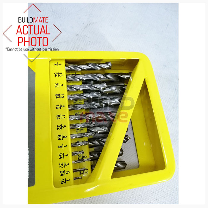LOTUS HSS-G Drill Bit 21PCS/SET For Wood & Metal LTXT21GDBX •BUILDMATE• LPA