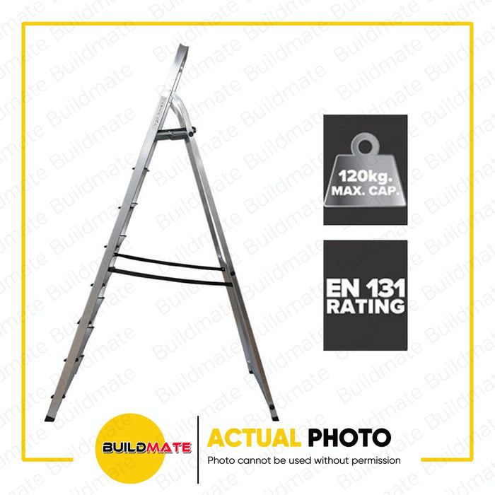 GREENFIELD 8 STEP Aluminum Home Ladder AFC0108C- 06-04-00008 •BUILDMATE•