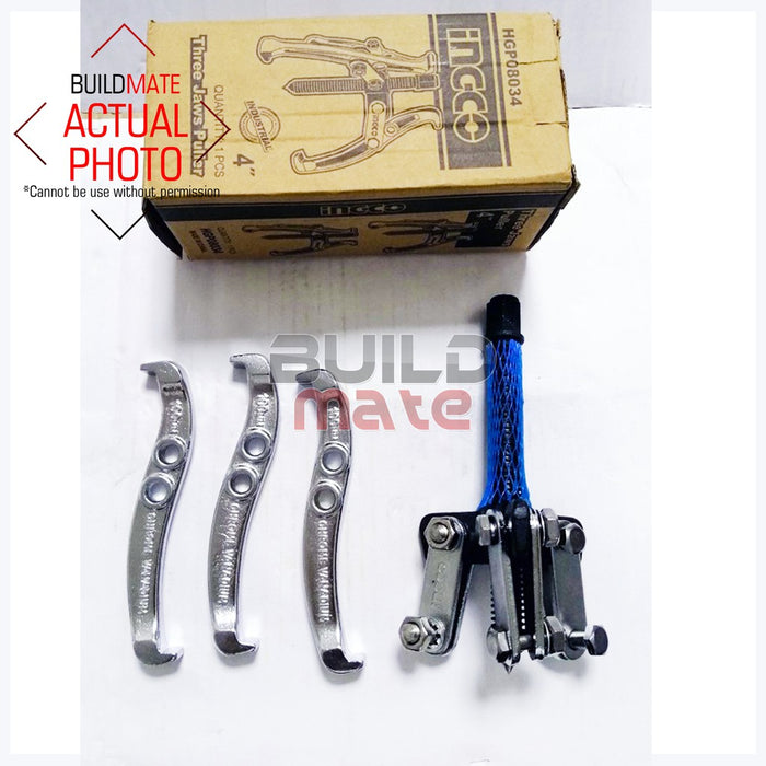 INGCO Three Jaws Gear Puller Gear 3" Inch | 4" Inch Safe Remover Pull Rusted Bearings •BUILDMATE• IHT