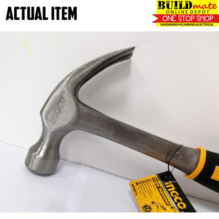 INGCO Claw Hammer 16oz HCH8816  •BUILDMATE• IHT