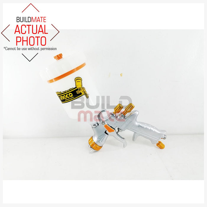 INGCO Gravity Type Air Spray Gun 600CC Paint Spray for Car & Finishing Coat ASG1065 •BUILDMATE• IHT