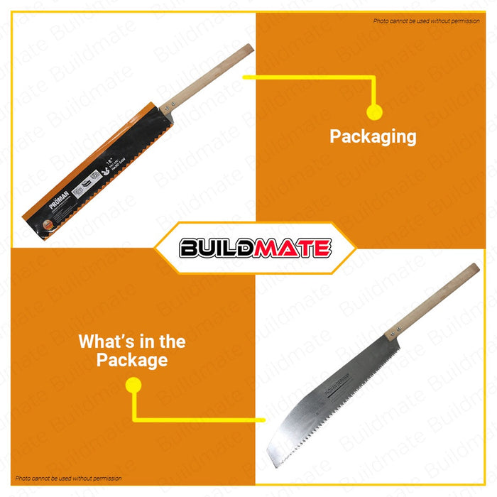 PROMAN JAPSAW JAP SAW JAPANESE SAW 18" ALLOY STEEL SBC-3001 •BUILDMATE•