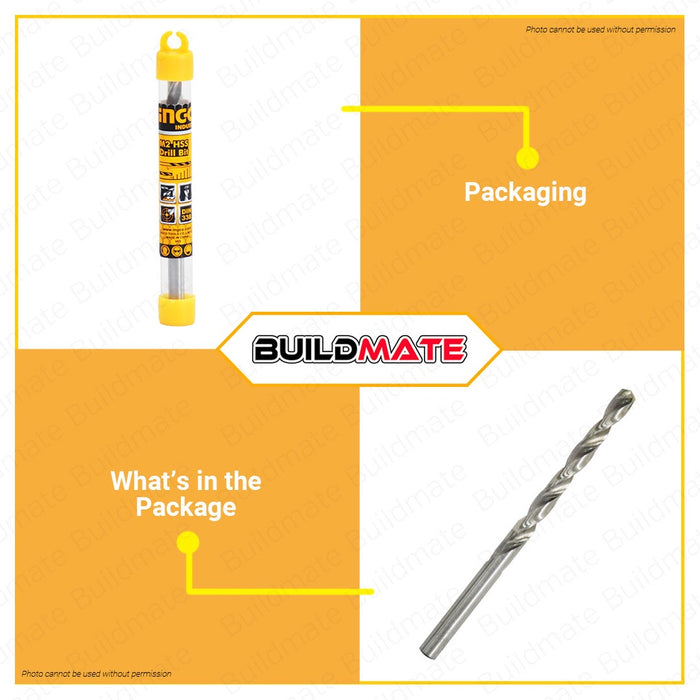 INGCO M2 HSS Drill Bit 1/4" DBT11101041 100% ORIGINAL / AUTHENTIC •BUILDMATE• IHT