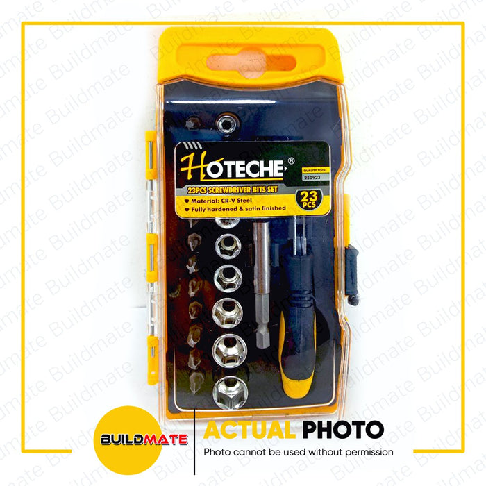 HOTECHE 23PCS/SET Screwdriver Bit Set Cr-V 250923 •BUILDMATE•
