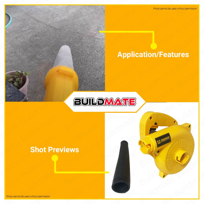 POWERHOUSE Electric Air Blower 500W | 700W Car Dog Dryer CPU •BUILDMATE•PHPT